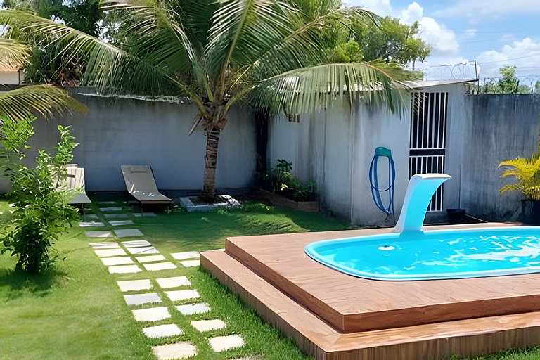 Casa de praia para temporada - Guriri com piscina
