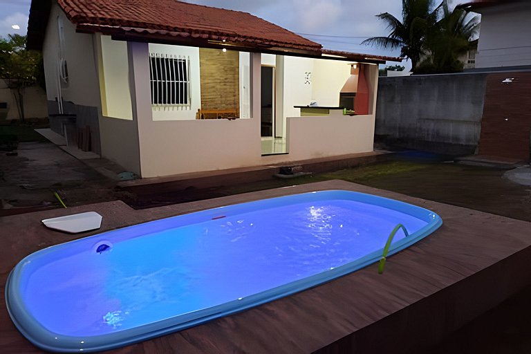 Casa de praia para temporada - Guriri com piscina