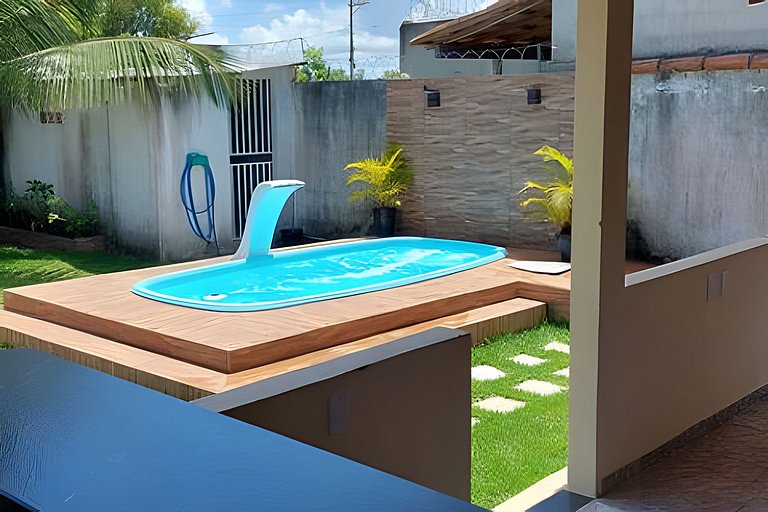 Casa de praia para temporada - Guriri com piscina
