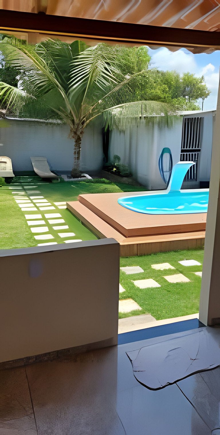 Casa de praia para temporada - Guriri com piscina