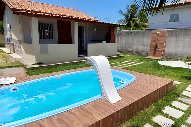 Casa de praia para temporada - Guriri com piscina