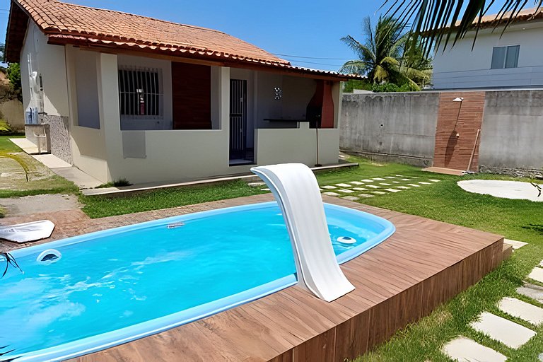 Casa de praia para temporada - Guriri com piscina