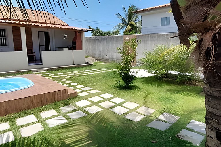 Casa de praia para temporada - Guriri com piscina